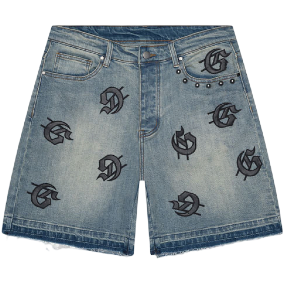 GodSpeed Infinity Denim Shorts (Blue Wash)