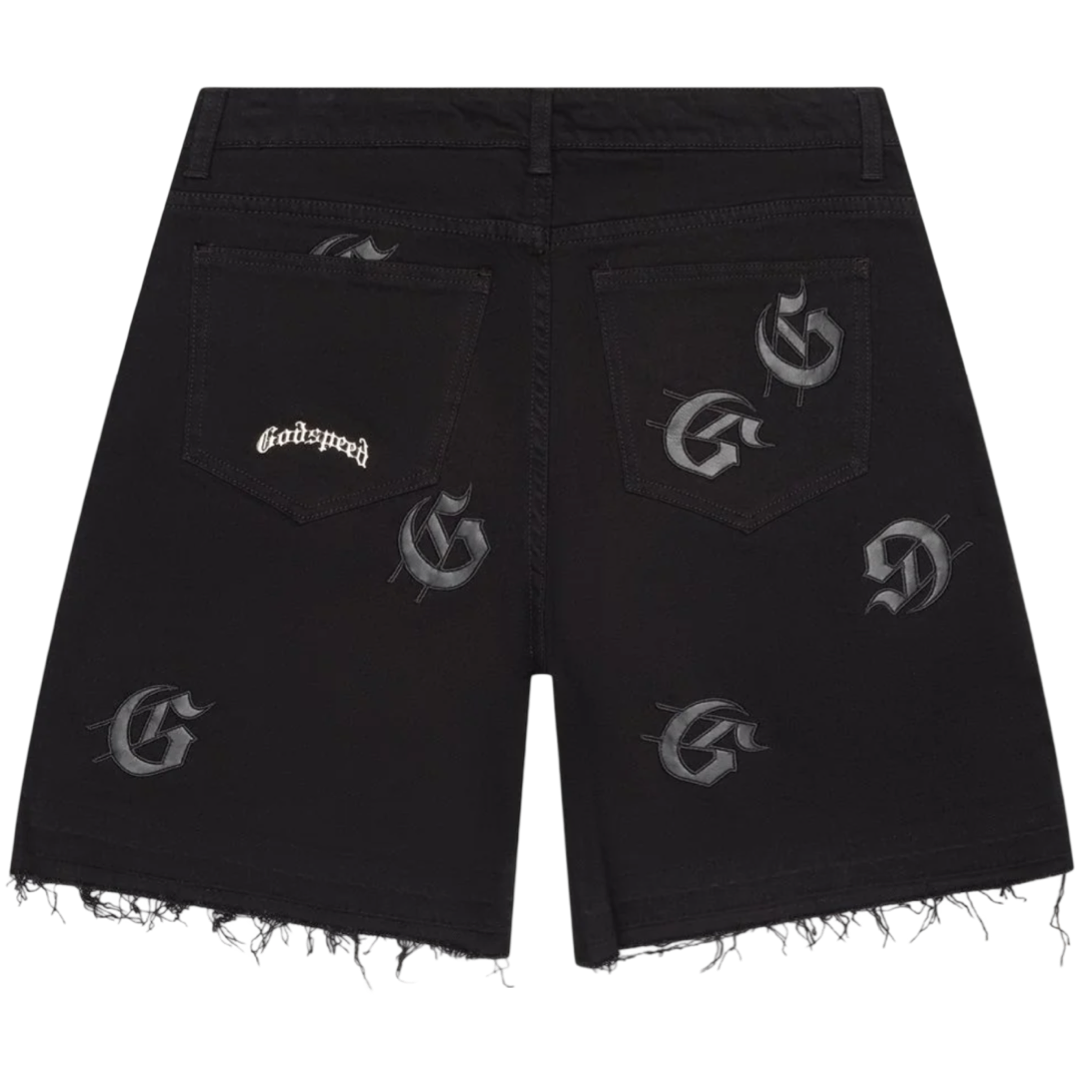 GodSpeed Infinity Denim Shorts (Black)