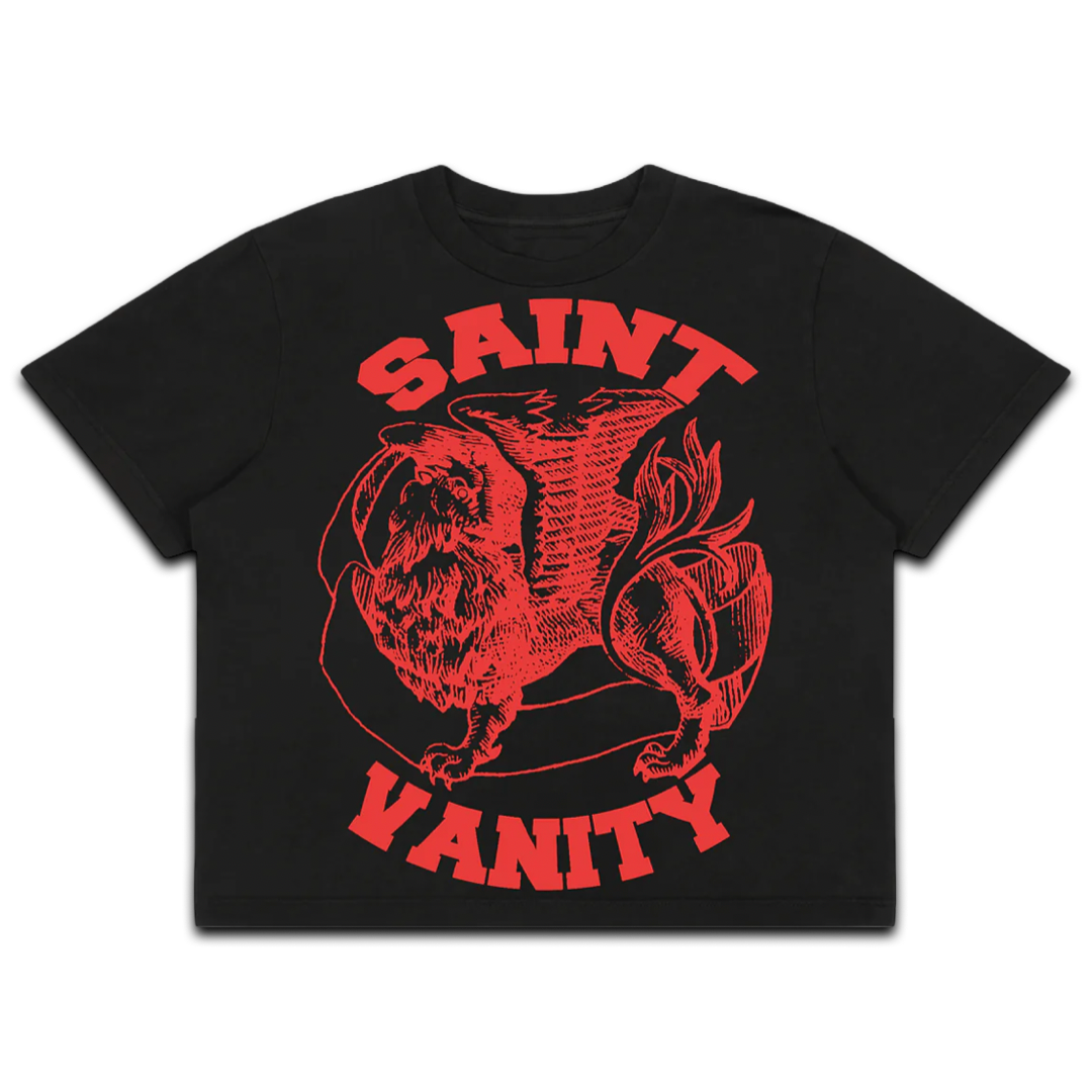 Saint Vanity Griffin Tee (Black/Red)