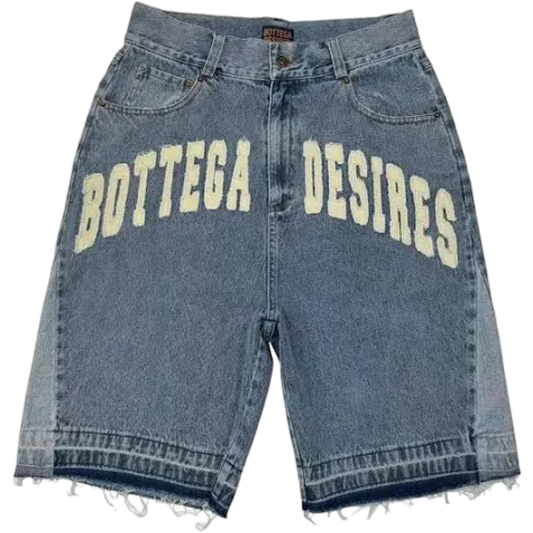 Bottega Desires Denim Shorts (Indigo)