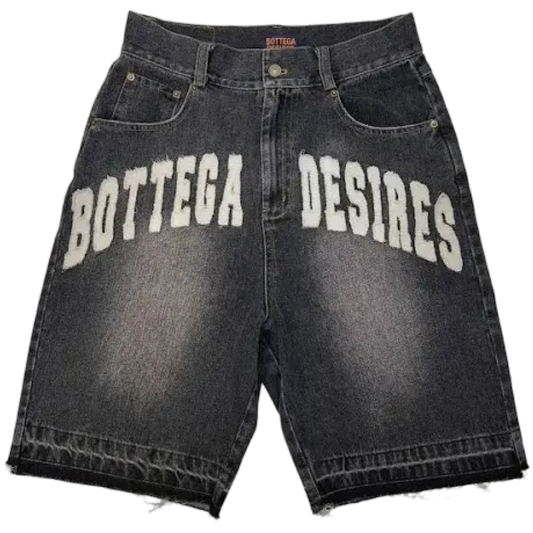 Bottega Desires Denim Shorts (Black)