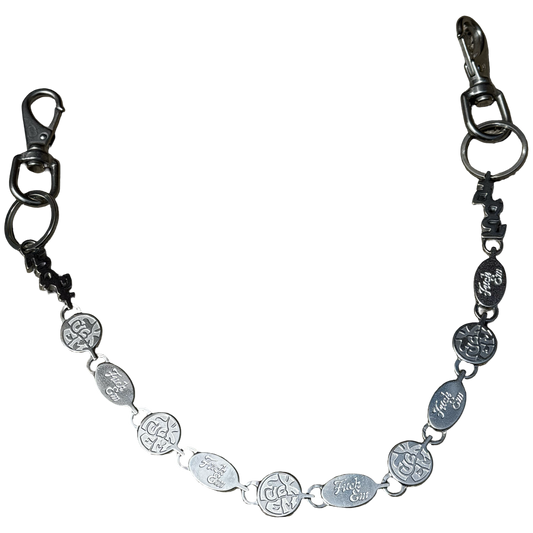 Fuck Em Pocket Chain (Silver)