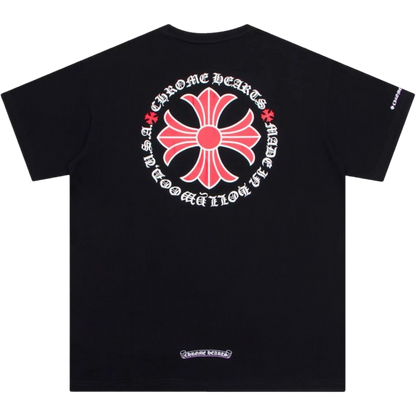 Chrome Hearts Red Cross Pocket Tee (Black)