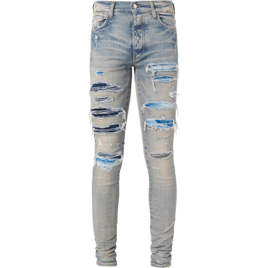 Amiri Tie Dye Bandana Thrasher Jean (Clay Indigo)