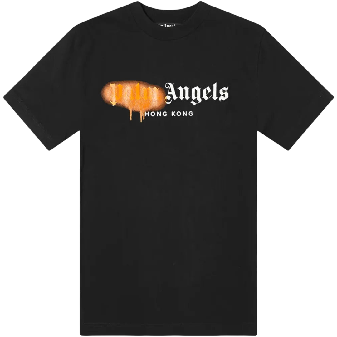 Palm Angels Hong Kong Spray Paint Tee (Black)