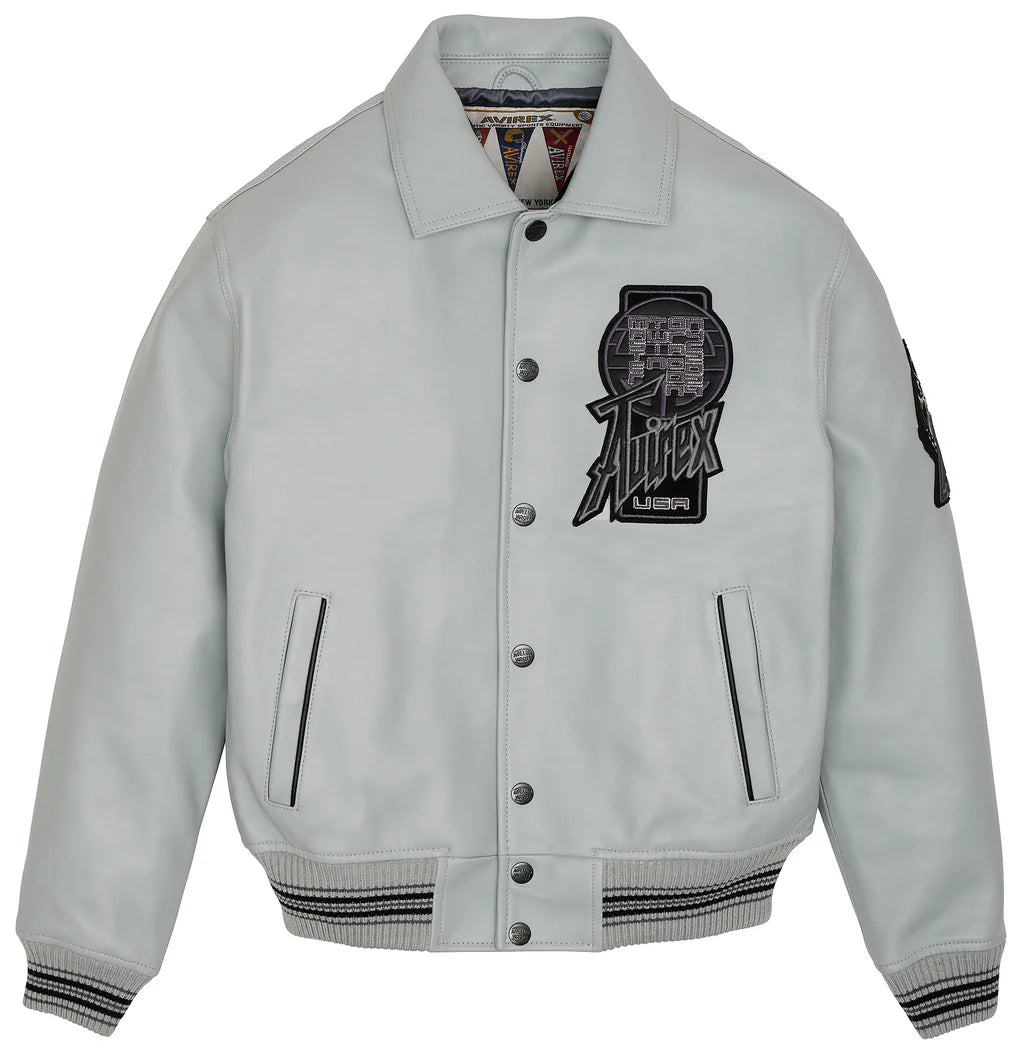 AVIREX LIMITED EDITION TWIN DRAGON JACKET "GREY"