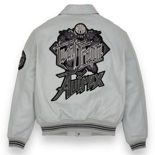 AVIREX LIMITED EDITION TWIN DRAGON JACKET "GREY"