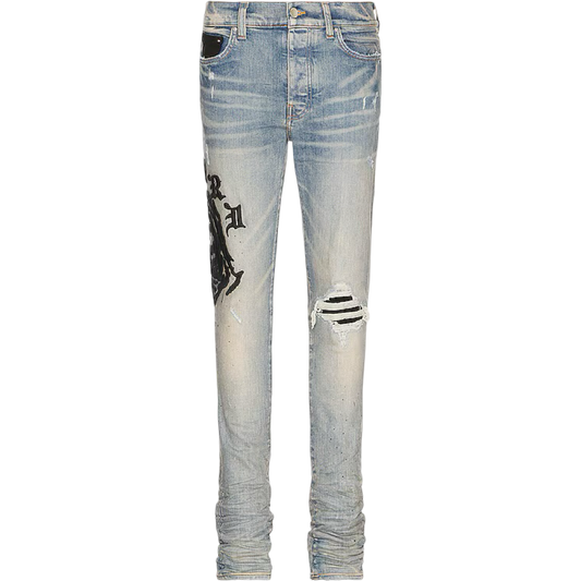 Amiri Wes Lang Reaper Logo Jean (Clay Indigo)