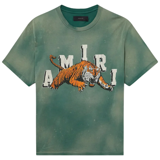 Amiri Vintage Tiger Tee (Green)