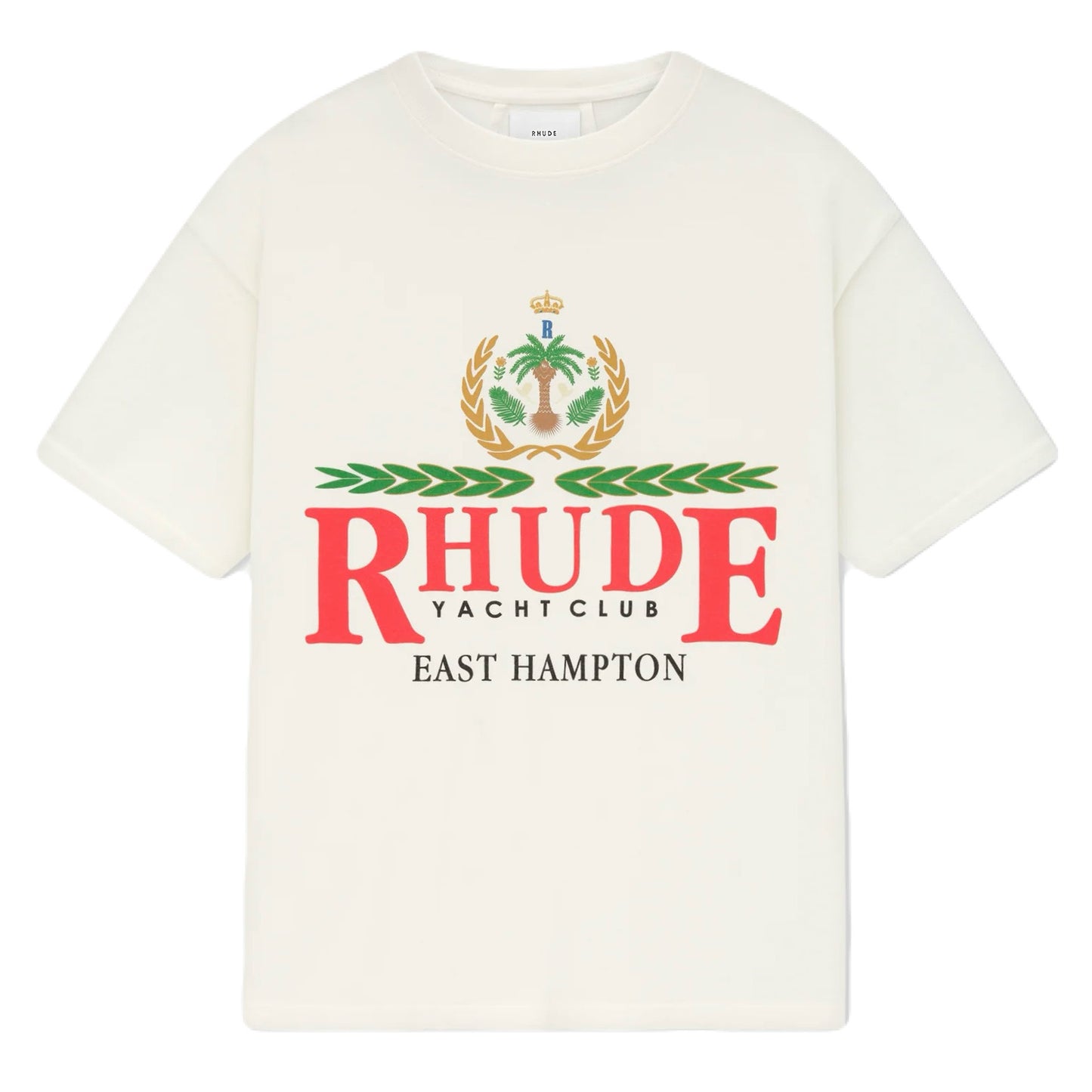 Rhude East Hampton Crest Tee (Off-White)