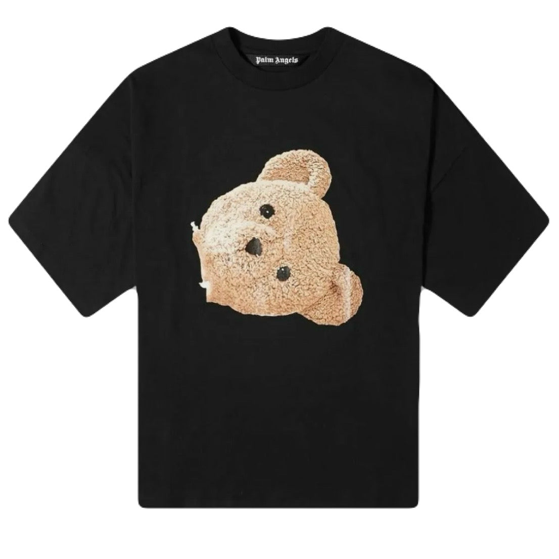 Palm Angels Mens Big Bear Head Logo "Black"