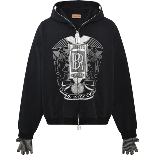 Birth of Royal Child ‘Royce Crown’ Hoodie (Black)
