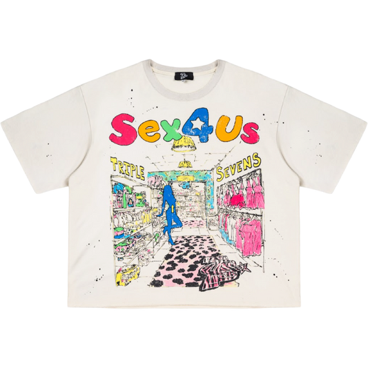 Triple Seven’s ‘Sex R Us’ Tee (Cream)