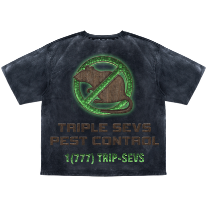 Triple Seven’s ‘Pest Control’ Tee (Black)