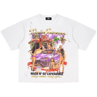 Triple Seven’s ‘Wash n Go’ Tee (Cream)