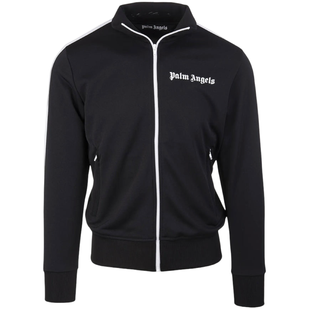 Palm Angels Classic Track Jacket (Black/White)