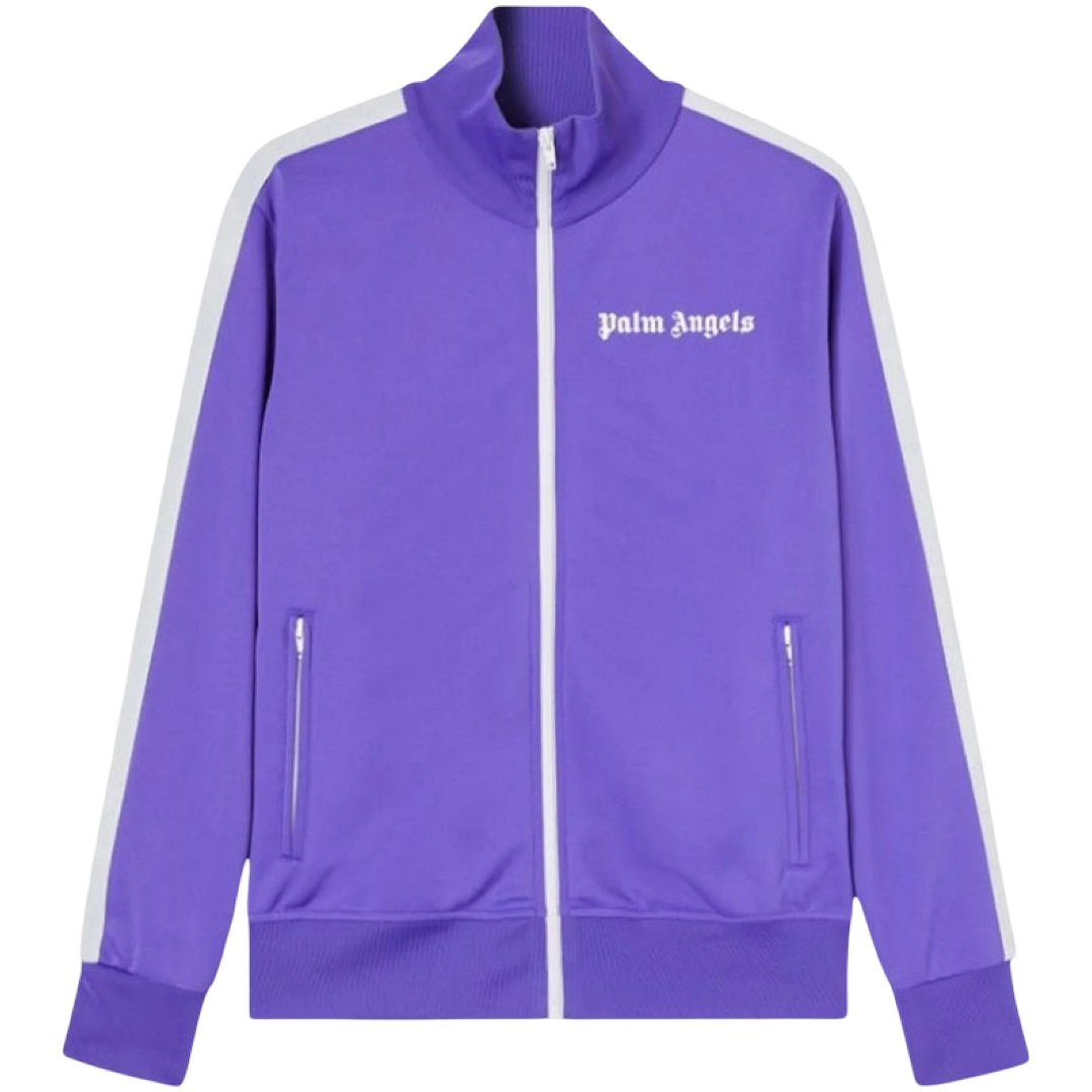 Palm Angels Classic Track Jacket (Purple/White)