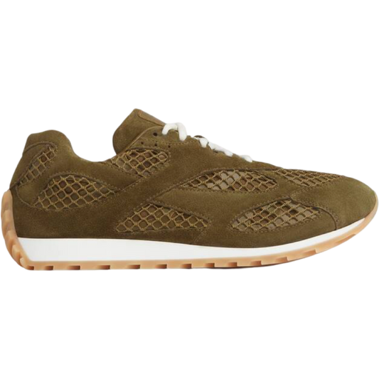 Bottega Veneta Orbit Sneaker (Olive/Mud-White)