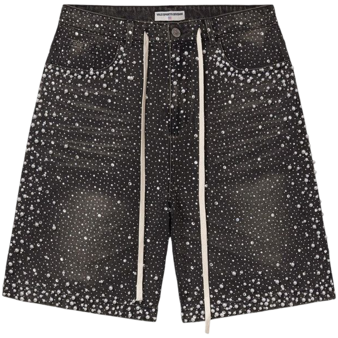 Vale ‘Rainstorm’ Jean Shorts (Black)