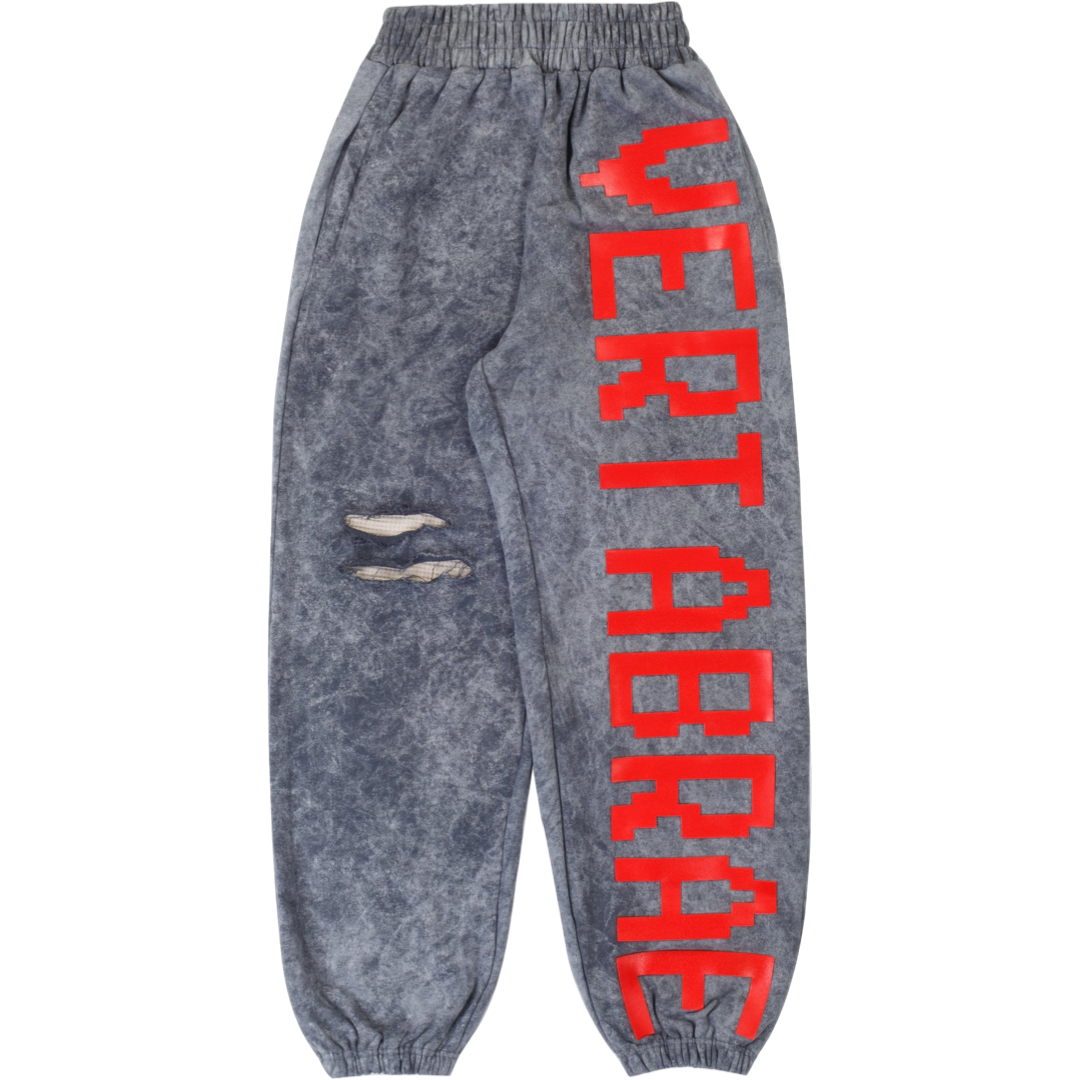 Vertabrae Sweatpants (Grey/Red)