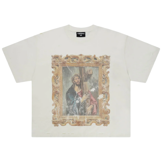 Righteous “Vintage Jesus” Tee (White)