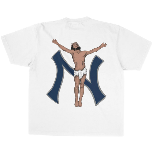 Righteous “Jesus NY” Tee (White)