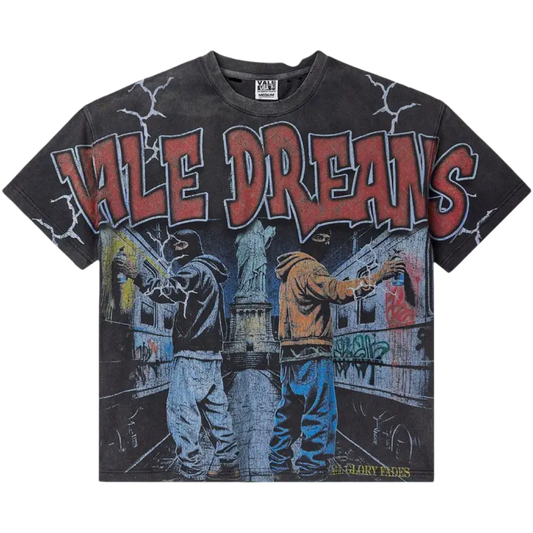 Vale “Graffiti Glory” Tee (Washed Black)