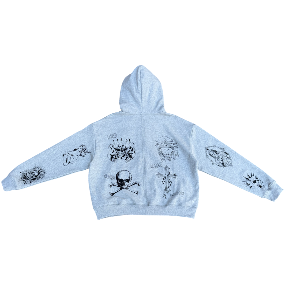 N.O.D.A  Grey Hoodie/Jogger Set