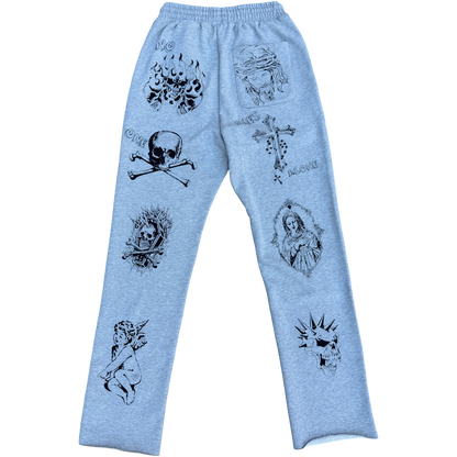 N.O.D.A  Grey Hoodie/Jogger Set