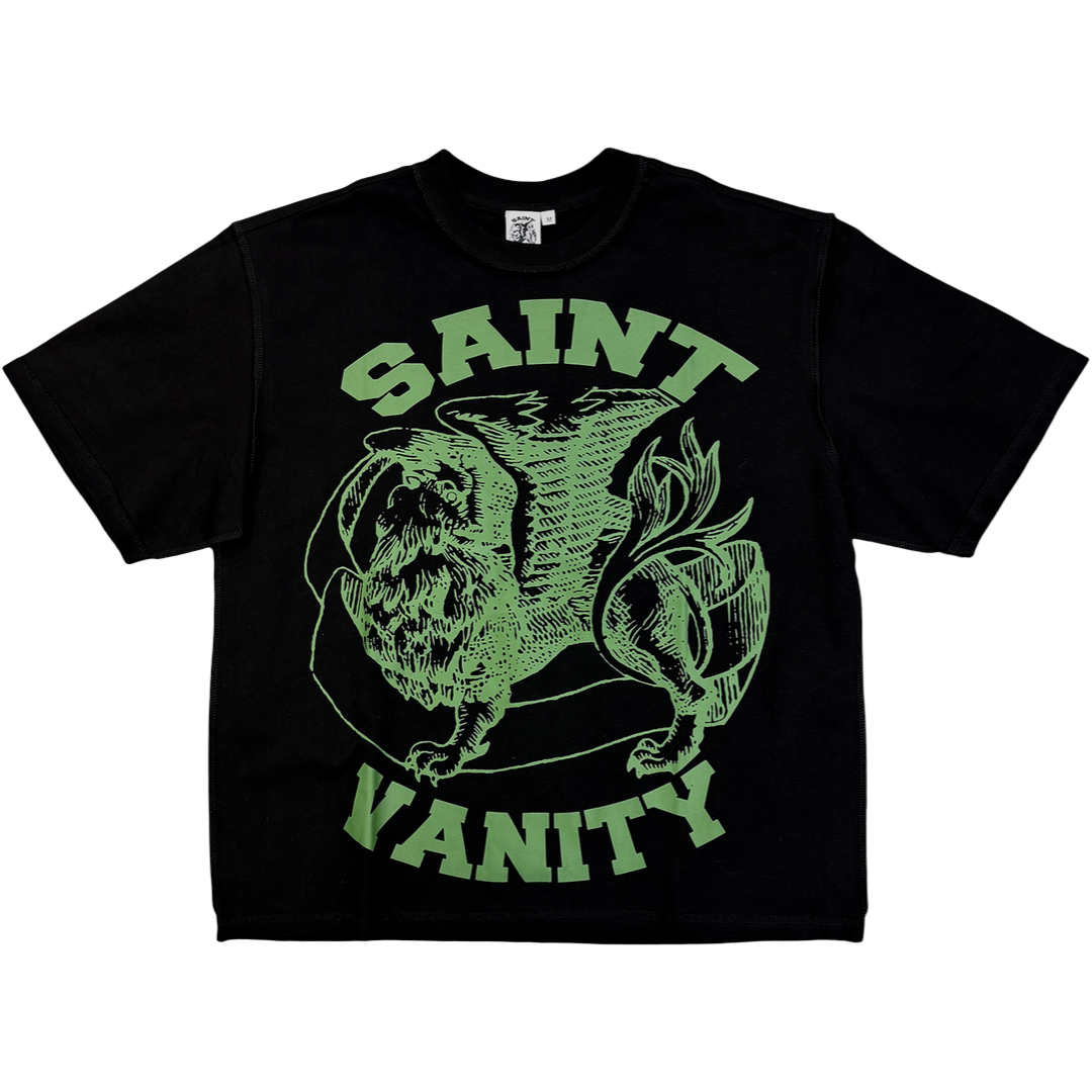 Saint Vanity Griffin Tee (Black/Army Green)