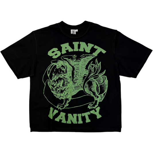 Saint Vanity Griffin Tee (Black/Army Green)