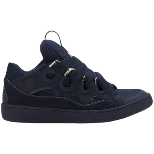 Lanvin Curb Sneakers (Navy/Glitter)