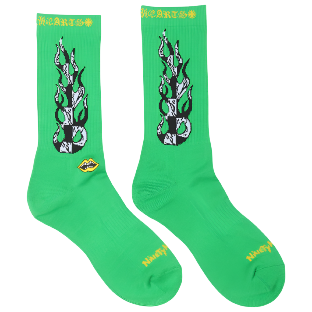 Chrome Hearts Matty Boy Socks "Green"