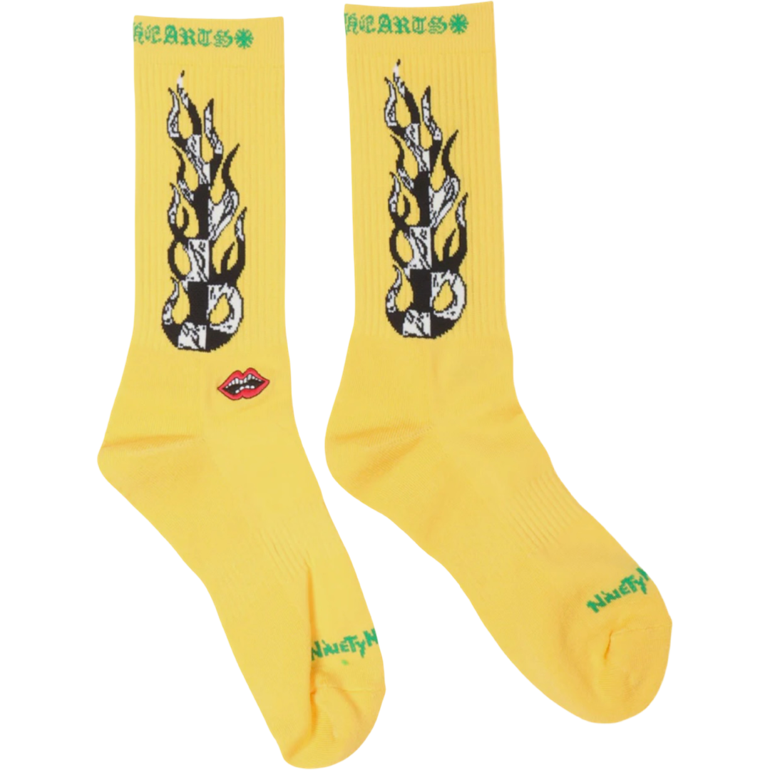 Chrome Hearts Socks "Yellow"