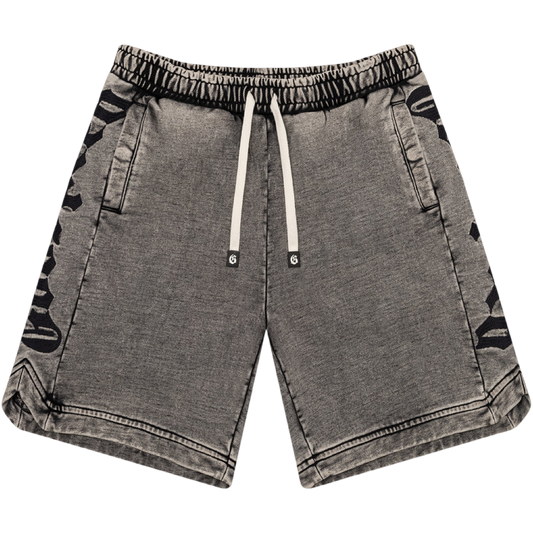 GodSpeed Courtside Shorts (Charcoal Wash Grey)