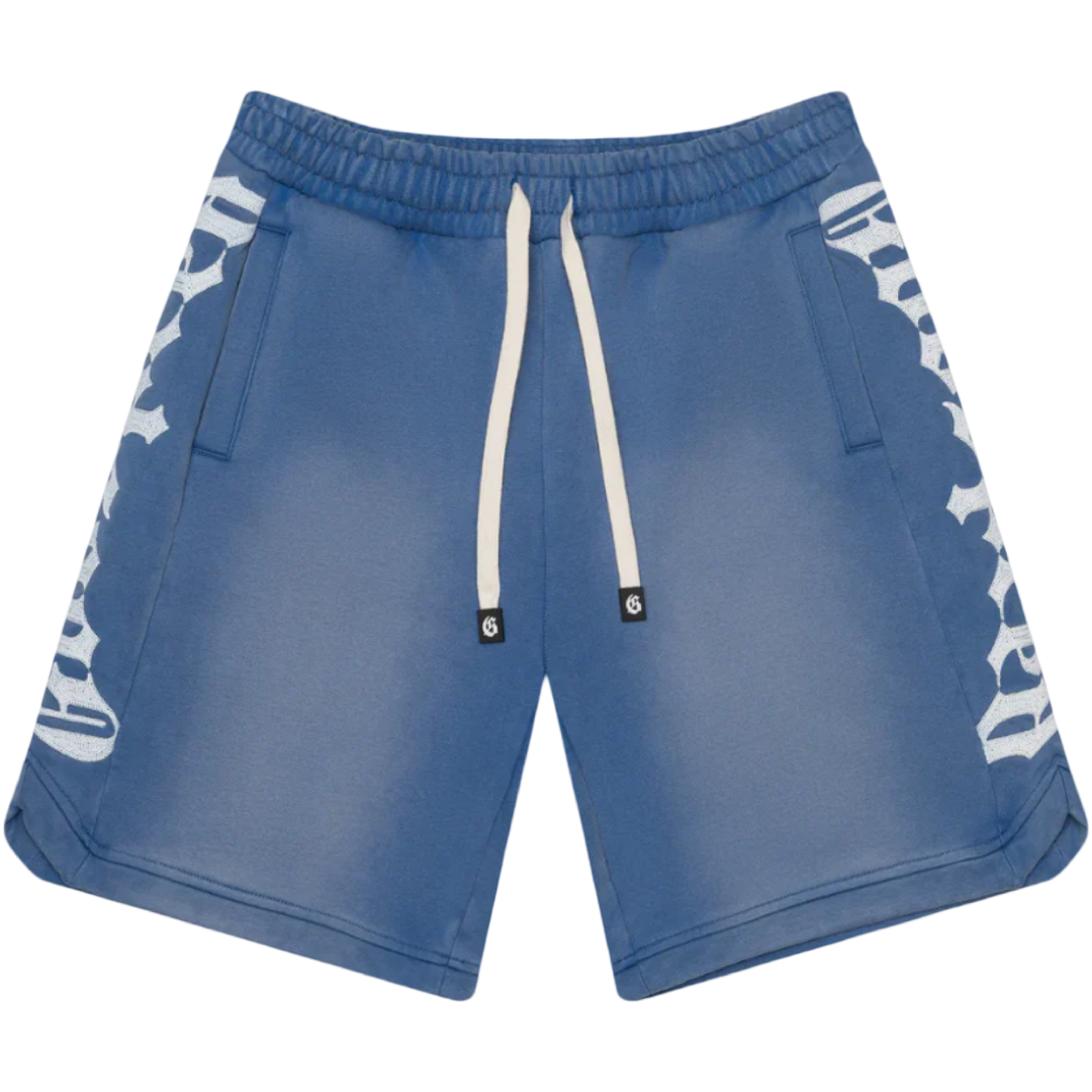 GodSpeed Sun Faded Courtside Shorts (Blue)