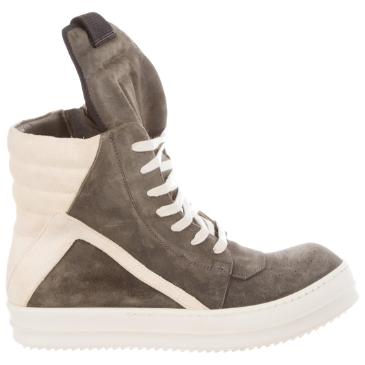 Rick Owen's Geobasket Sneaker (Dust/Milk/Milk)