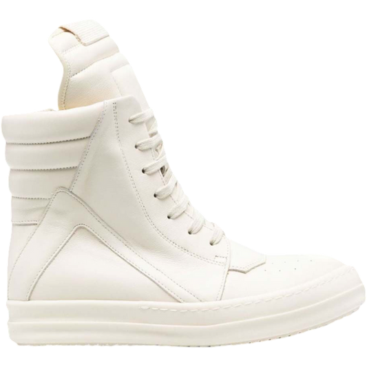 Rick Owen's Geobasket Sneaker (Milk/Milk/Milk)