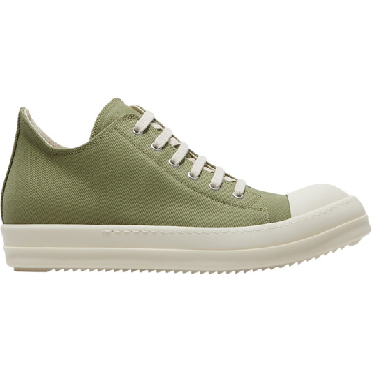 Rick Owen's DRKSHDW Porterville Low Sneaker (Sage Green/Milk/Milk)