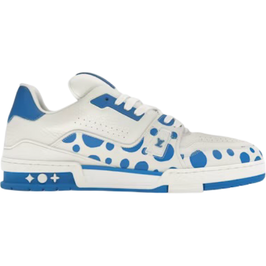 LV Trainer Bue White Polka Dot LV 8 (US 9.5)