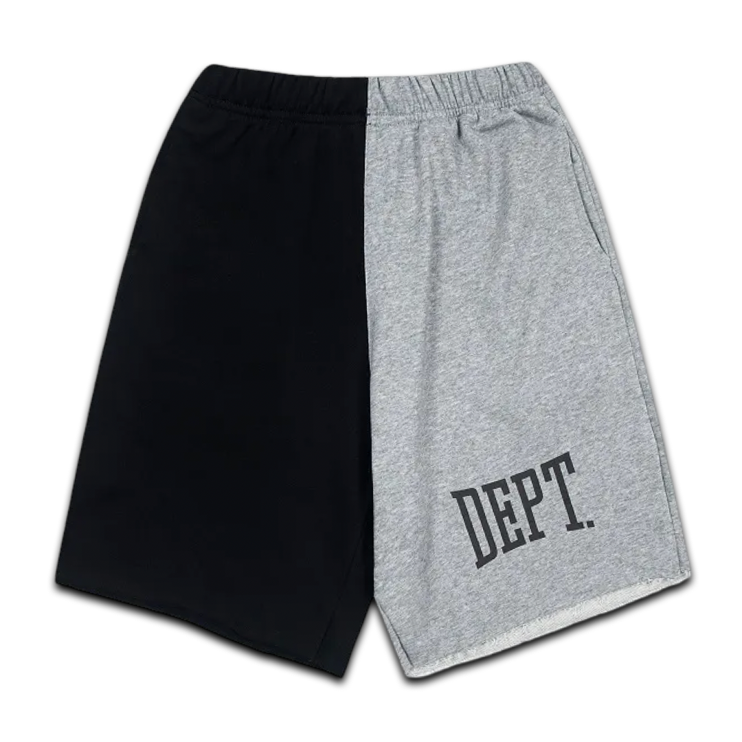 Gallery Dept. Split Grey & Black Shorts