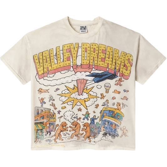 Vale ‘Faded Chaos’ Bling Tee (Cream)