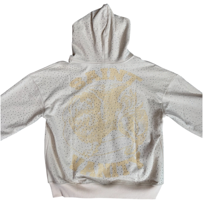 Saint Vanity VVS Cotton Zip Up Hoodie (Tan)