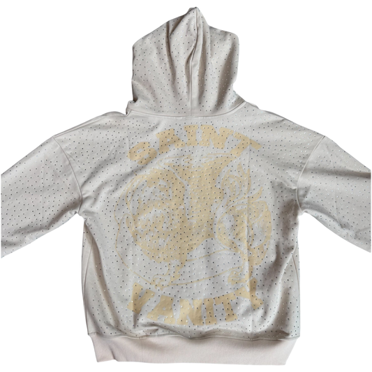 Saint Vanity VVS Cotton Zip Up Hoodie (Tan)