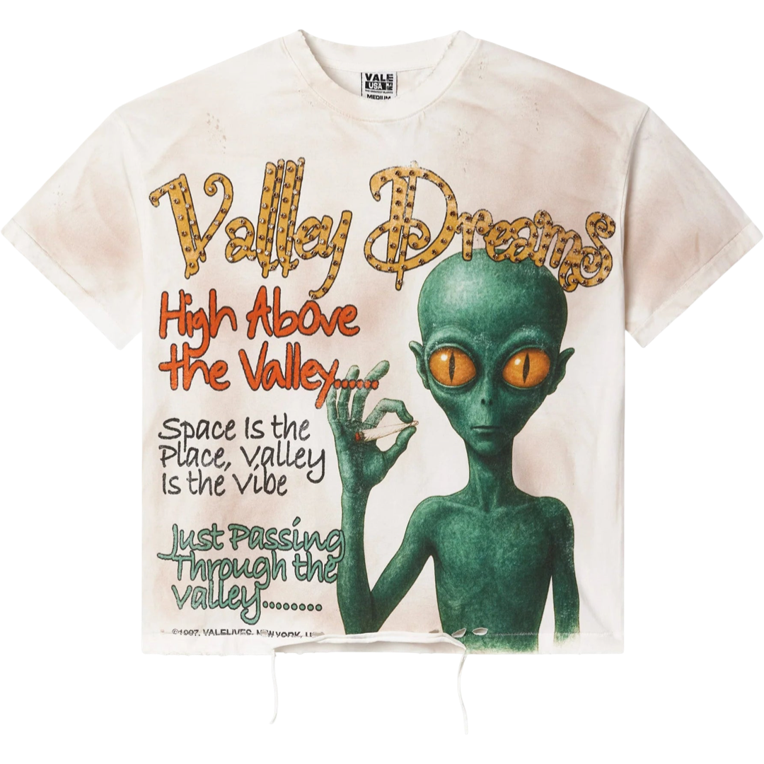 Vale ‘Area 14’ Bling Tee (Cream)