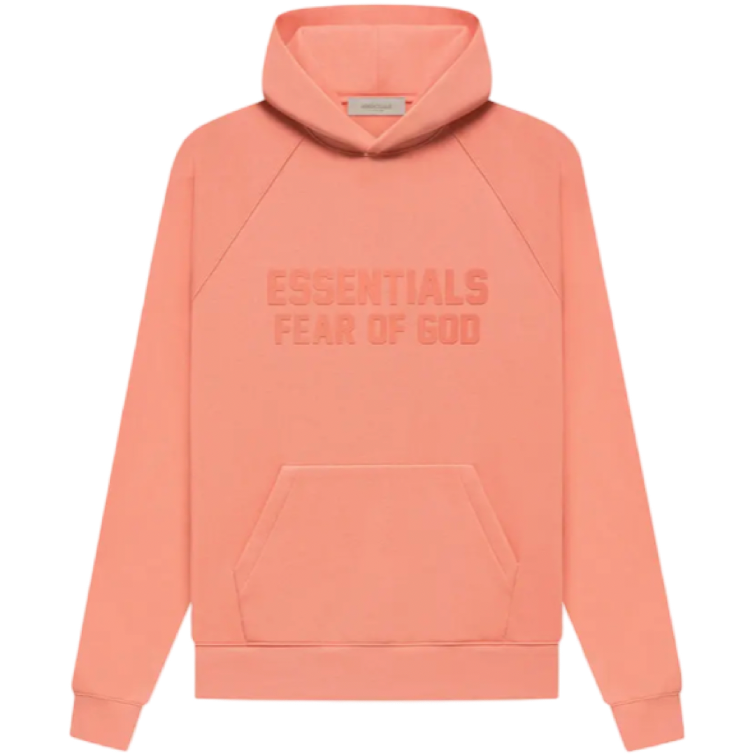 Fear of God Essentials Hoodie (Coral)