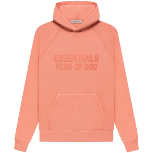 Fear of God Essentials Hoodie (Coral)