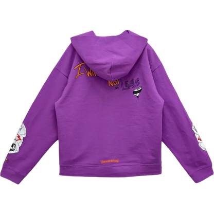 Chrome Hearts x Matty Boy Purple 'Want More' Hoodie
