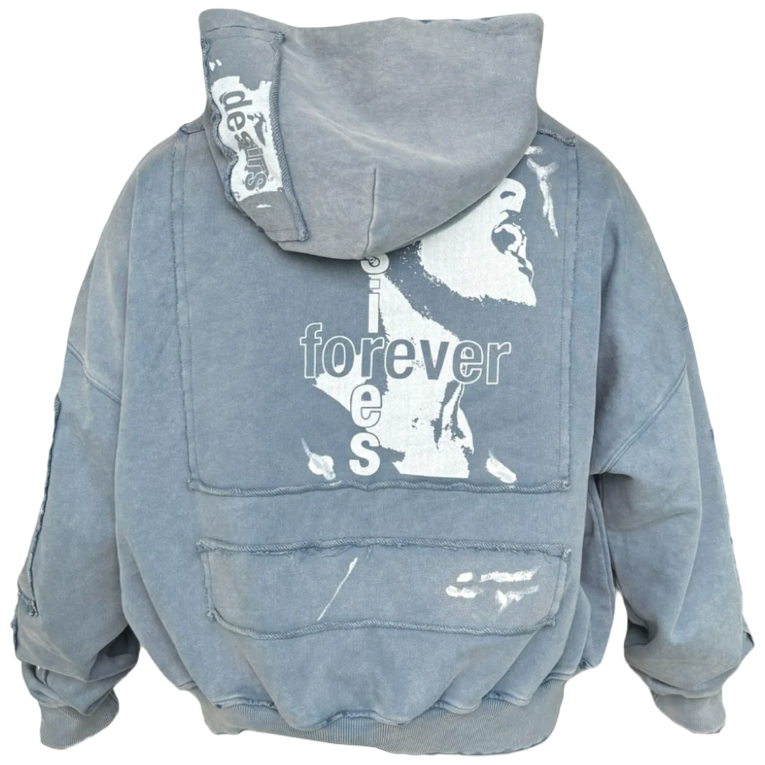 Matiere de Desirs Encore Hoodie (Washed Blue)