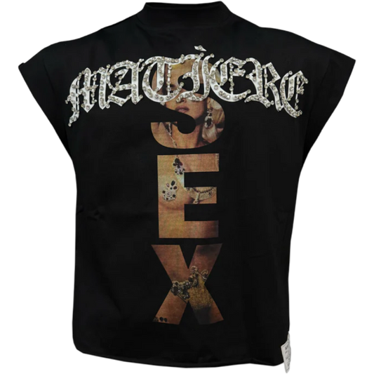 Matiere de Desirs ‘Madonna’ Cutoff Shirt (Black)